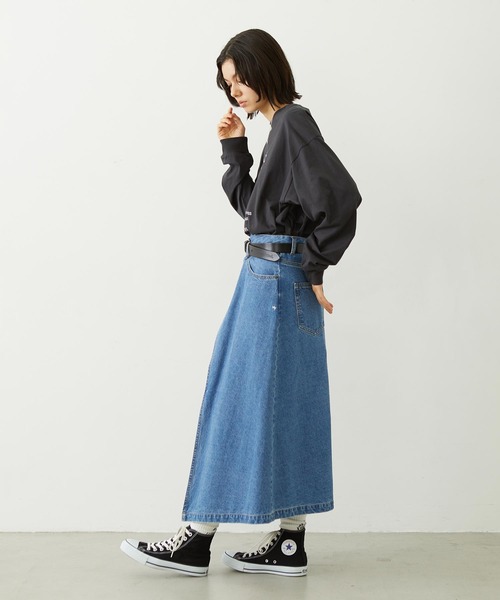 MILKFED.(ミルクフェド)の「LETTER GRAPHIC L/S TEE(Tシャツ/カットソー・レディース・オフホワイト/ライトピンク/チャコール・L/M)」の16枚目の写真