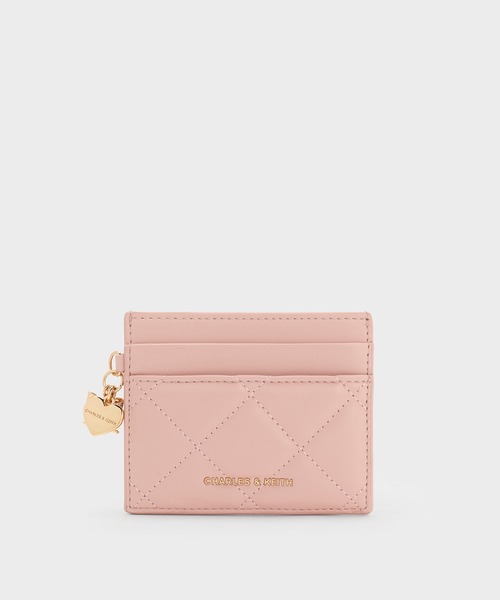 CHARLES & KEITH（チャールズ & キース）の「Arrietty アリエッティ キルトボウハートチャーム カードホルダー（カードケース・レディース・ライトピンク/ブラック/クリーム・XXS）」の20枚目の写真