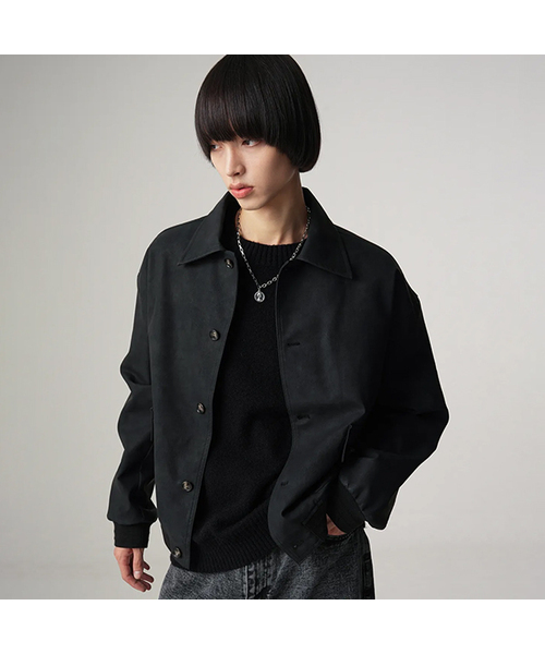 AVANDRESS(アバンドレス )の「Art Suede Western Jacket BLACK(デニムジャケット・メンズ・ブラック・FREE)」の1枚目の写真