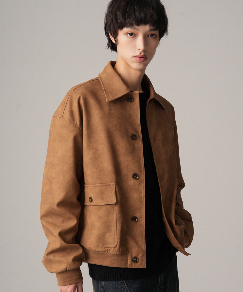 AVANDRESS(アバンドレス )の「Art Suede Western Jacket BLACK(デニムジャケット・メンズ・ブラック・FREE)」の2枚目の写真