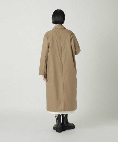 ZUCCa（ズッカ）の「パデットエアー / コート / S（その他アウター・レディース・ブラック/ベージュ・M size）」の4枚目の写真