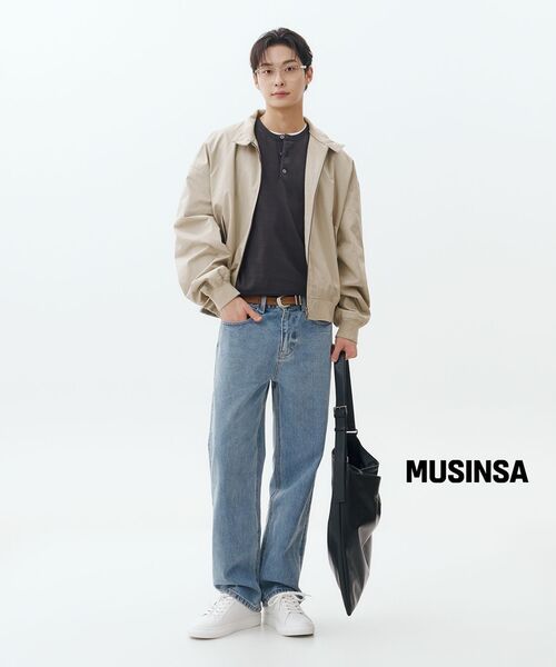 MUSINSA STANDARD(ムシンサスタンダード)の「ストレートデニムパンツ【ライトインディゴ】(デニムパンツ・メンズ・その他・40/38/42/36/34/32/30/31/33/26/27/28/29)」の13枚目の写真