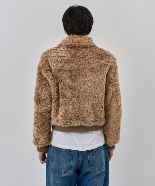 NUAKLE(ヌアクル)の「(m) コージーリバーシブルファージャケット_キャメル(ムートンコート・メンズ・その他・1/2)」の3枚目の写真