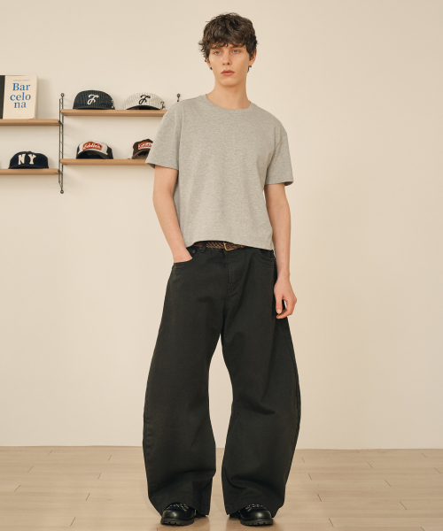 TAKEASY（テイクイージー）の「コットンカーブドJパンツ(ブラック)（その他パンツ・メンズ・その他・SMALL/MEDIUM/LARGE/X-LARGE）」の5枚目の写真