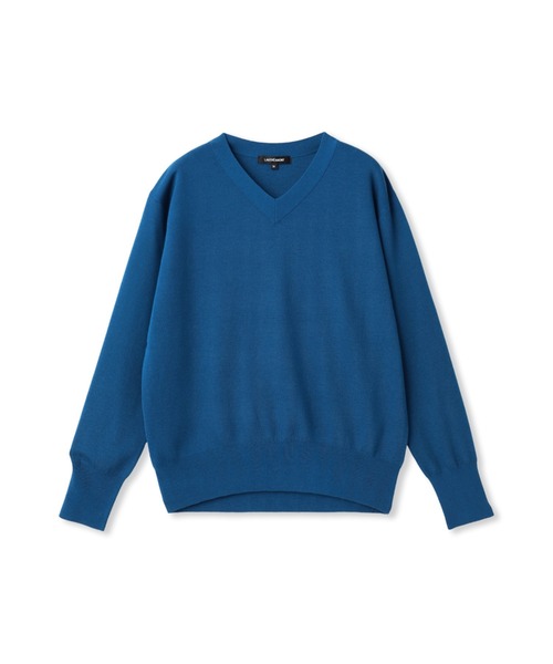 LAUTREAMONT（ロートレアモン）の「Brisbane Vネックニットプルオーバー≪11号あり≫（ニット/セーター・レディース・ブルー/ブラック/ピンク/オフホワイト/ライトブルー/パープル/グリーン系その他/ピンク系その他・9号/11号）」の9枚目の写真