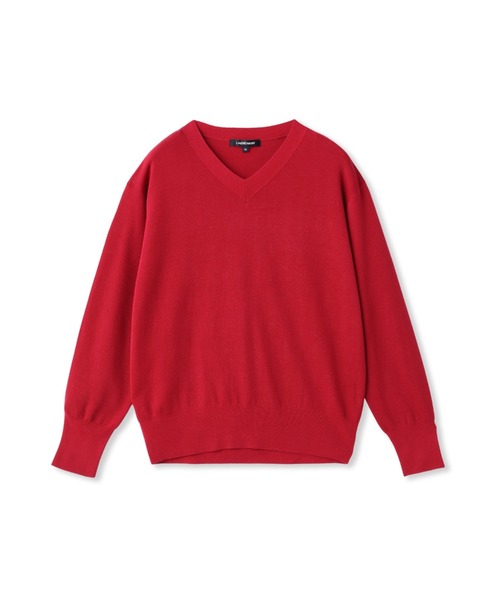 LAUTREAMONT（ロートレアモン）の「Brisbane Vネックニットプルオーバー≪11号あり≫（ニット/セーター・レディース・ブルー/ブラック/ピンク/オフホワイト/ライトブルー/パープル/グリーン系その他/ピンク系その他・9号/11号）」の18枚目の写真