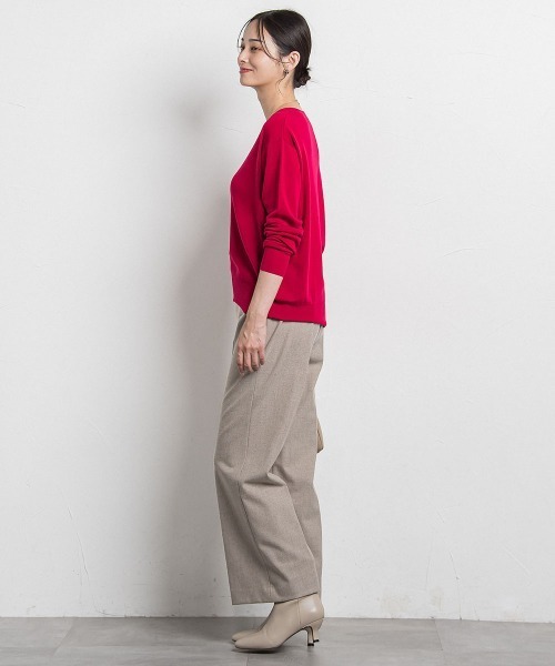 LAUTREAMONT（ロートレアモン）の「Brisbane Vネックニットプルオーバー≪11号あり≫（ニット/セーター・レディース・ブルー/ブラック/ピンク/オフホワイト/ライトブルー/パープル/グリーン系その他/ピンク系その他・9号/11号）」の20枚目の写真