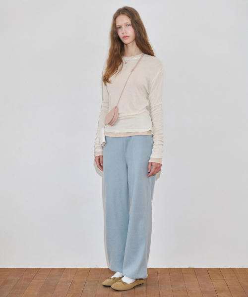 SINOON（シヌーン）の「Soft Easy Pants (Mint)（スウェットパンツ・レディース・ミント・FREE）」の3枚目の写真