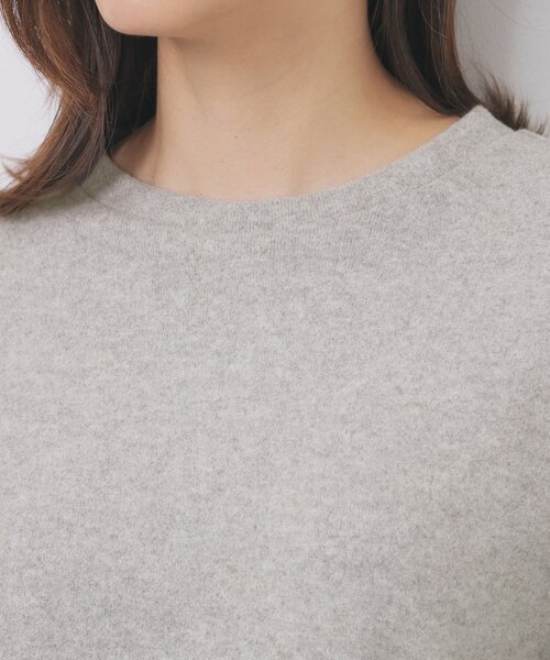 index(インデックス)の「フリルドッキングトップス【洗濯機OK】(Tシャツ/カットソー・レディース・オフホワイト/グレー/ブラック・36/38/40/42)」の19枚目の写真