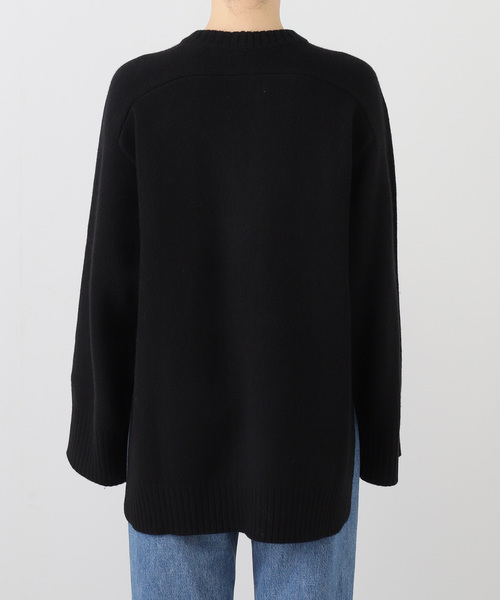 Deuxieme Classe（ドゥーズィエムクラス）の「【LOULOU DE SAISON/ルル デ セゾン】ROUND NECK LONG SWEATER（ニット/セーター・レディース・ブラック・FREE）」の16枚目の写真