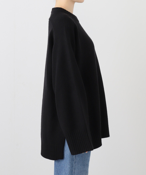 Deuxieme Classe（ドゥーズィエムクラス）の「【LOULOU DE SAISON/ルル デ セゾン】ROUND NECK LONG SWEATER（ニット/セーター・レディース・ブラック・FREE）」の17枚目の写真