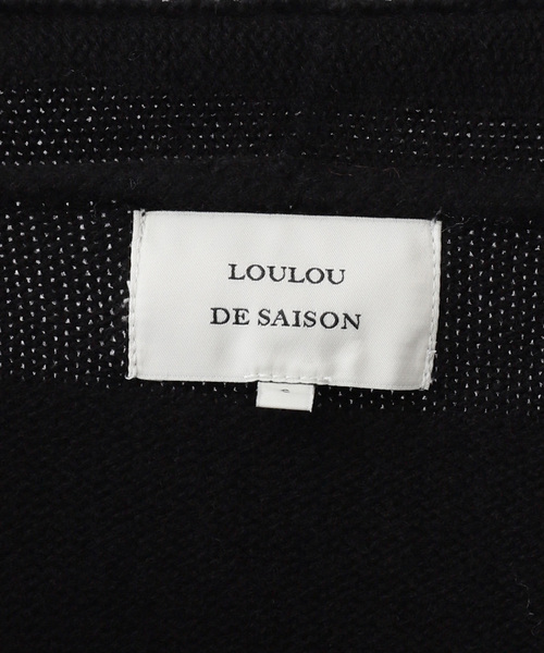Deuxieme Classe（ドゥーズィエムクラス）の「【LOULOU DE SAISON/ルル デ セゾン】ROUND NECK LONG SWEATER（ニット/セーター・レディース・ブラック・FREE）」の20枚目の写真