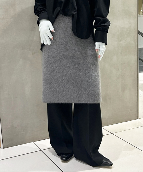 IENA LA BOUCLE(イエナラブークル)の「IENA LA BOUCLE ファーニットスカート(スカート・レディース・グレー/ホワイト/ピンク系その他/ブラック系その他・FREE)」の1枚目の写真