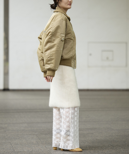 IENA LA BOUCLE(イエナラブークル)の「IENA LA BOUCLE ファーニットスカート(スカート・レディース・グレー/ホワイト/ピンク系その他/ブラック系その他・FREE)」の15枚目の写真