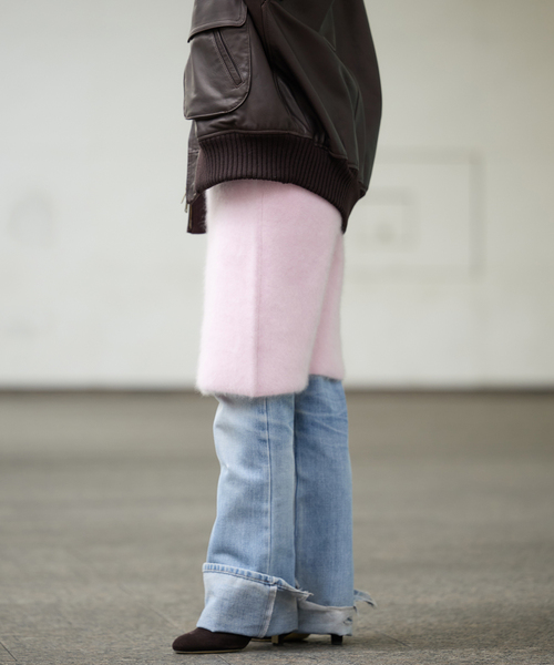 IENA LA BOUCLE(イエナラブークル)の「IENA LA BOUCLE ファーニットスカート(スカート・レディース・グレー/ホワイト/ピンク系その他/ブラック系その他・FREE)」の17枚目の写真