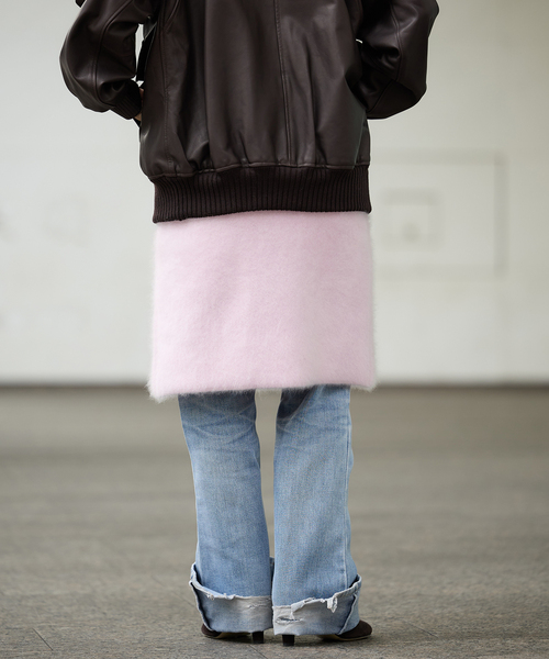 IENA LA BOUCLE(イエナラブークル)の「IENA LA BOUCLE ファーニットスカート(スカート・レディース・グレー/ホワイト/ピンク系その他/ブラック系その他・FREE)」の18枚目の写真