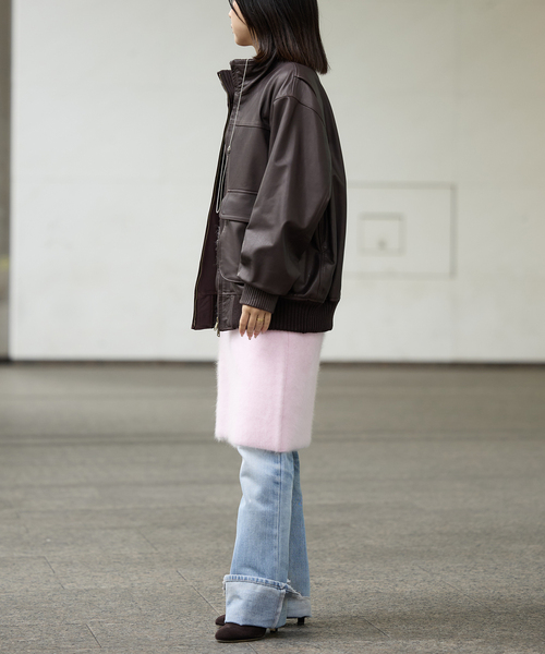 IENA LA BOUCLE(イエナラブークル)の「IENA LA BOUCLE ファーニットスカート(スカート・レディース・グレー/ホワイト/ピンク系その他/ブラック系その他・FREE)」の22枚目の写真