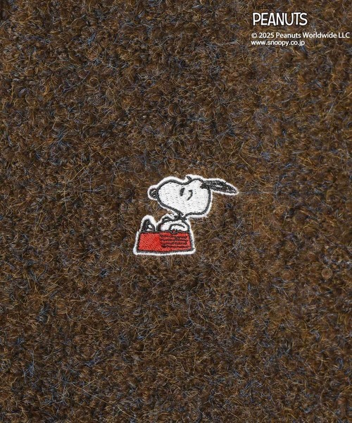 PEANUTS(ピーナッツ)の「【PEANUTS×BAYFLOW】ワンポイント刺繍カーディガン(カーディガン/ボレロ・メンズ・ブラウン/ブルー・SMALL/MEDIUM/LARGE)」の5枚目の写真