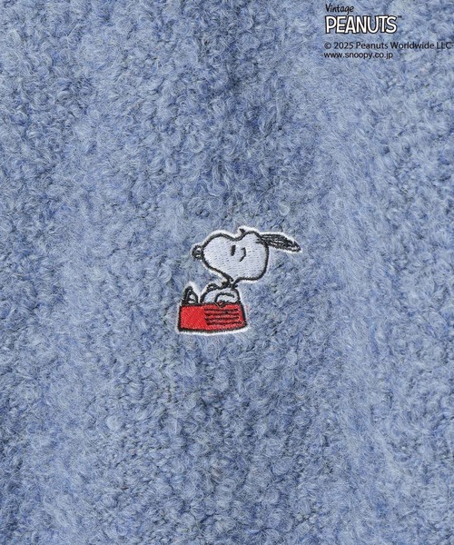 PEANUTS(ピーナッツ)の「【PEANUTS×BAYFLOW】ワンポイント刺繍カーディガン(カーディガン/ボレロ・メンズ・ブラウン/ブルー・SMALL/MEDIUM/LARGE)」の9枚目の写真