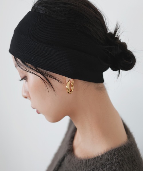 LIAN（リアン）の「ニュアンスフープピアス（ピアス（両耳用）・レディース・ゴールド/シルバー・FREE）」の3枚目の写真