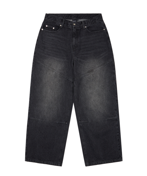AKM CROS2 Denim Pants (Black)（デニムパンツ）｜AAKAM（アーカム）の