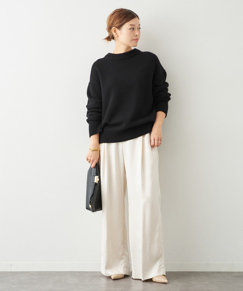 Deuxieme Classe（ドゥーズィエムクラス）の「*CUPRA TUCK パンツ（スラックス・レディース・ホワイト・34/36/38）」の21枚目の写真