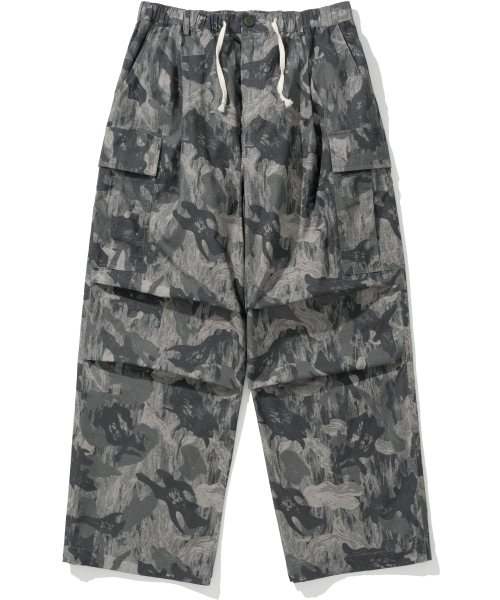 NOT4NERD(ノットフォーナード)の「Camo Ripstop Utility Cargo Pants - Grey(スウェットパンツ・レディース・その他・LARGE/MEDIUM/X-LARGE)」の2枚目の写真