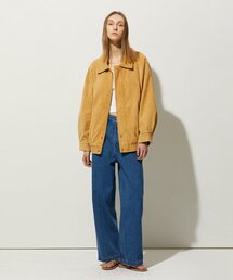 LADY VOLUME（レディーボリューム）の「465-1 WASHING CORDUROY JUMPER_CAMEL（その他アウター）」