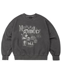MOO（エムオーオー）の「グラフィックピグメントスウェット - チャコール（スウェット）」