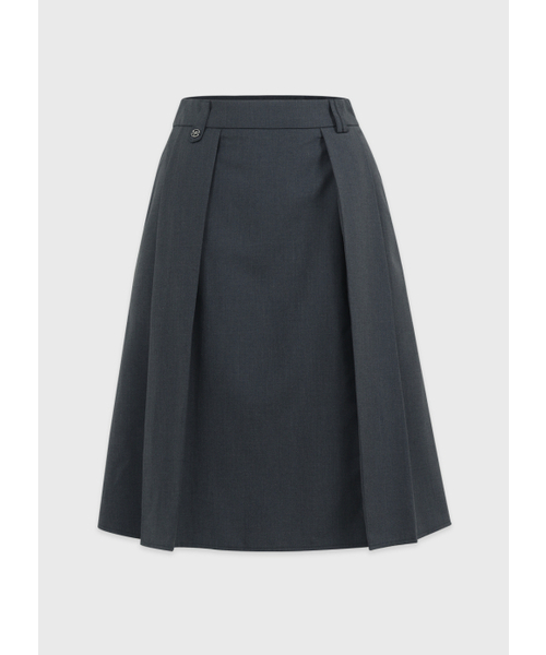 MICANE(ミケーネ)の「ジョビ ピンタック ミディスカート(スカート・レディース・チャコール/ブラック・X-SMALL/SMALL/MEDIUM/LARGE/X-LARGE/XX-LARGE)」の11枚目の写真
