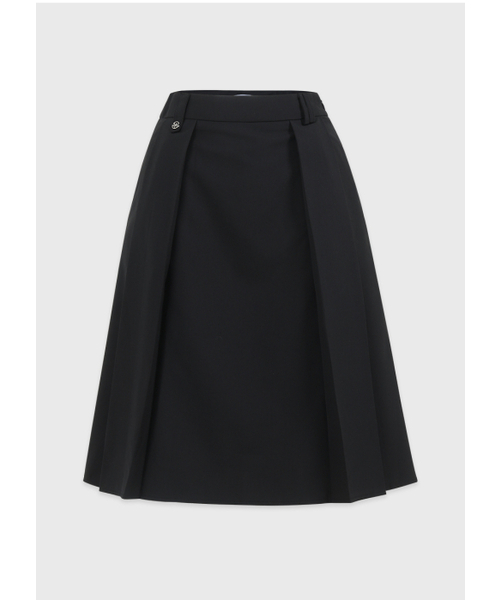 MICANE(ミケーネ)の「ジョビ ピンタック ミディスカート(スカート・レディース・チャコール/ブラック・X-SMALL/SMALL/MEDIUM/LARGE/X-LARGE/XX-LARGE)」の12枚目の写真