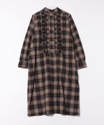 ウールリファインタータン／ウールリファイン　フリルワンピース（前開き）