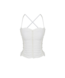 Braided Sleeveless Ivory