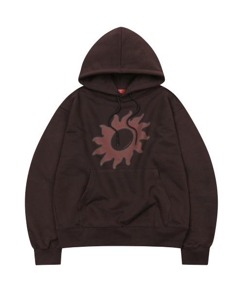 S'EST(エスイーエスティー)の「Solaris Hoodie Brown(パーカー・メンズ・ブラウン・SMALL/MEDIUM/LARGE)」の1枚目の写真