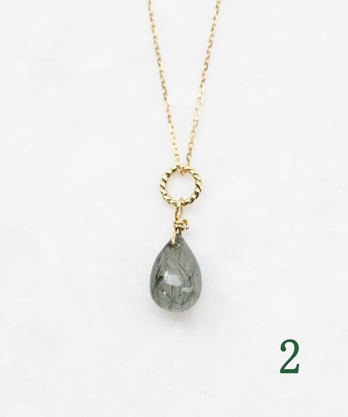 sowi（ソーイ）の「【ZOZOTOWN限定】K10YG グリーン/レッド ルチルクォーツ ネックレス（各1点もの）（ネックレス・レディース・その他7/その他5/その他4/レッド系その他5/レッド系その他4/その他6/その他3/その他2/その他1/レッド系その他3/その他10/その他8/レッド系その他/レッド系その他2/その他9・40cm）」の7枚目の写真