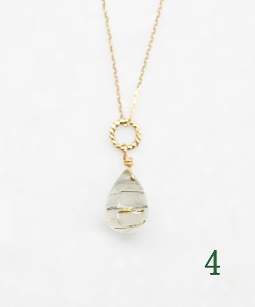 sowi（ソーイ）の「【ZOZOTOWN限定】K10YG グリーン/レッド ルチルクォーツ ネックレス（各1点もの）（ネックレス・レディース・その他7/その他5/その他4/レッド系その他5/レッド系その他4/その他6/その他3/その他2/その他1/レッド系その他3/その他10/その他8/レッド系その他/レッド系その他2/その他9・40cm）」の9枚目の写真