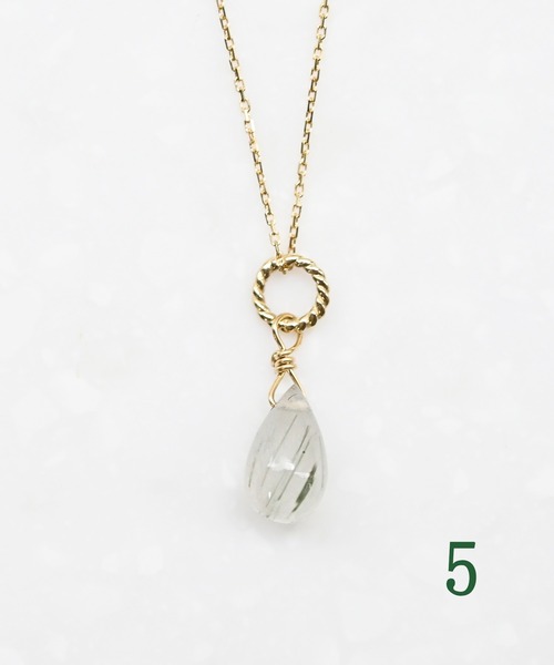 sowi（ソーイ）の「【ZOZOTOWN限定】K10YG グリーン/レッド ルチルクォーツ ネックレス（各1点もの）（ネックレス・レディース・その他7/その他5/その他4/レッド系その他5/レッド系その他4/その他6/その他3/その他2/その他1/レッド系その他3/その他10/その他8/レッド系その他/レッド系その他2/その他9・40cm）」の10枚目の写真