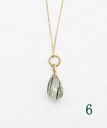 sowi（ソーイ）の「【ZOZOTOWN限定】K10YG グリーン/レッド ルチルクォーツ ネックレス（各1点もの）（ネックレス）」