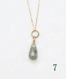 sowi（ソーイ）の「【ZOZOTOWN限定】K10YG グリーン/レッド ルチルクォーツ ネックレス（各1点もの）（ネックレス）」