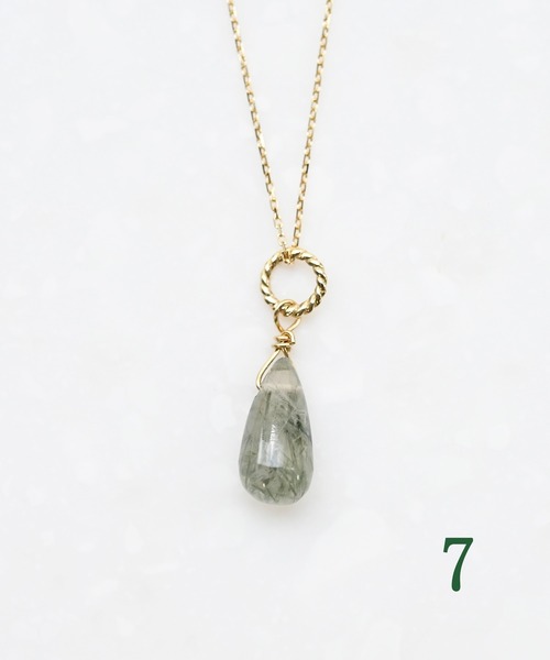 sowi（ソーイ）の「【ZOZOTOWN限定】K10YG グリーン/レッド ルチルクォーツ ネックレス（各1点もの）（ネックレス・レディース・その他7/その他5/その他4/レッド系その他5/レッド系その他4/その他6/その他3/その他2/その他1/レッド系その他3/その他10/その他8/レッド系その他/レッド系その他2/その他9・40cm）」の12枚目の写真