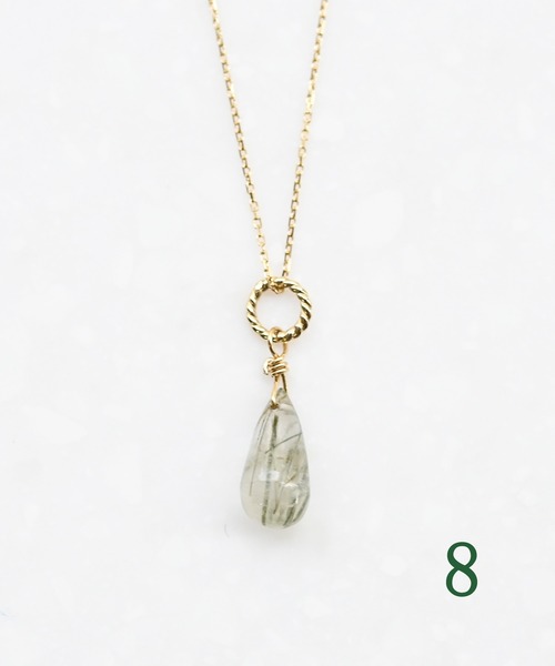 sowi（ソーイ）の「【ZOZOTOWN限定】K10YG グリーン/レッド ルチルクォーツ ネックレス（各1点もの）（ネックレス・レディース・その他7/その他5/その他4/レッド系その他5/レッド系その他4/その他6/その他3/その他2/その他1/レッド系その他3/その他10/その他8/レッド系その他/レッド系その他2/その他9・40cm）」の13枚目の写真