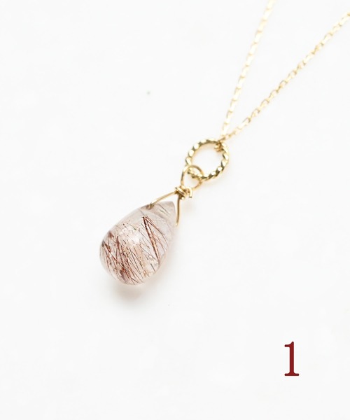 sowi（ソーイ）の「【ZOZOTOWN限定】K10YG グリーン/レッド ルチルクォーツ ネックレス（各1点もの）（ネックレス・レディース・その他7/その他5/その他4/レッド系その他5/レッド系その他4/その他6/その他3/その他2/その他1/レッド系その他3/その他10/その他8/レッド系その他/レッド系その他2/その他9・40cm）」の20枚目の写真