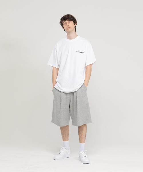 CHAMBROS（チャンブロス）の「ポイントロゴエンボスワンタックスウェットショートパンツバミューダパンツ[グレー]（その他パンツ・レディース・その他・MEDIUM/LARGE/X-LARGE）」の3枚目の写真