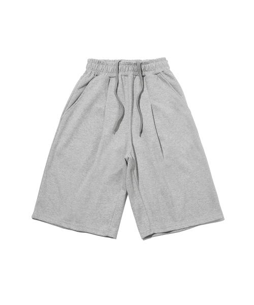 CHAMBROS（チャンブロス）の「ポイントロゴエンボスワンタックスウェットショートパンツバミューダパンツ[グレー]（その他パンツ・レディース・その他・MEDIUM/LARGE/X-LARGE）」の6枚目の写真