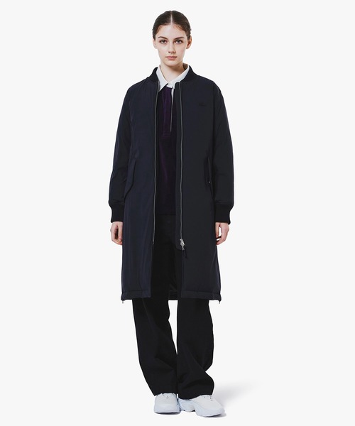 LACOSTE（ラコステ）の「撥水ストレッチ MA-1ダウンコート（ダウンジャケット/コート・レディース・ダークブラウン/ブラック・36/34/38/40）」の3枚目の写真