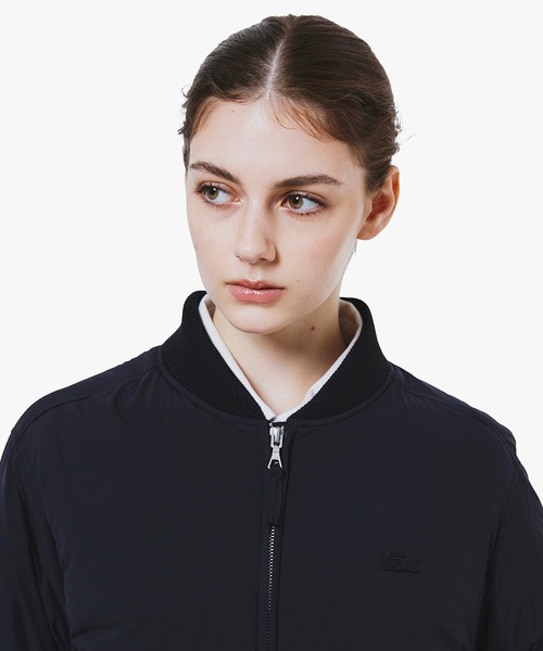 LACOSTE（ラコステ）の「撥水ストレッチ MA-1ダウンコート（ダウンジャケット/コート・レディース・ダークブラウン/ブラック・36/34/38/40）」の5枚目の写真