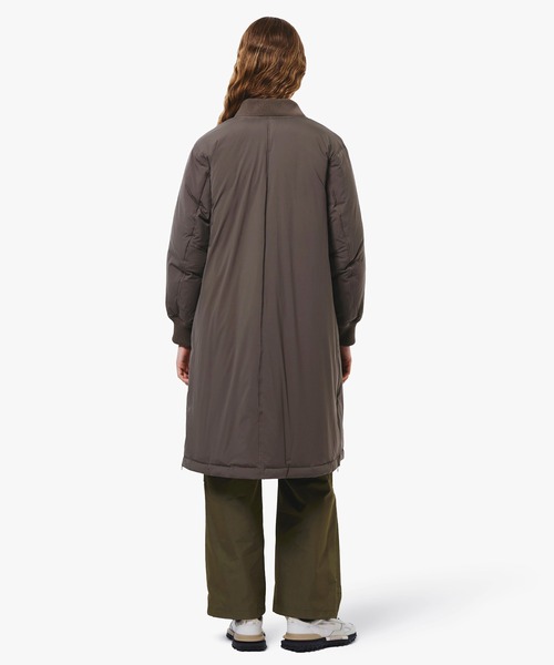 LACOSTE（ラコステ）の「撥水ストレッチ MA-1ダウンコート（ダウンジャケット/コート・レディース・ダークブラウン/ブラック・36/34/38/40）」の14枚目の写真