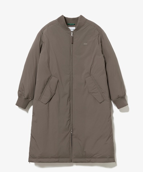 LACOSTE（ラコステ）の「撥水ストレッチ MA-1ダウンコート（ダウンジャケット/コート・レディース・ダークブラウン/ブラック・36/34/38/40）」の16枚目の写真