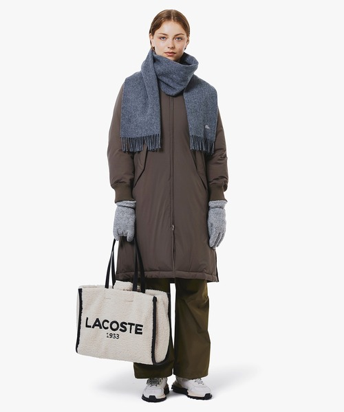 LACOSTE（ラコステ）の「撥水ストレッチ MA-1ダウンコート（ダウンジャケット/コート・レディース・ダークブラウン/ブラック・36/34/38/40）」の18枚目の写真