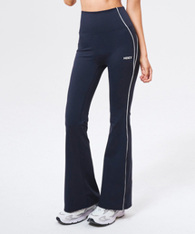 HDEX（エイチデックス）の「ウィメンズサポートパイピングブーツカットレギンス (ネイビー)（レギンス/スパッツ）」